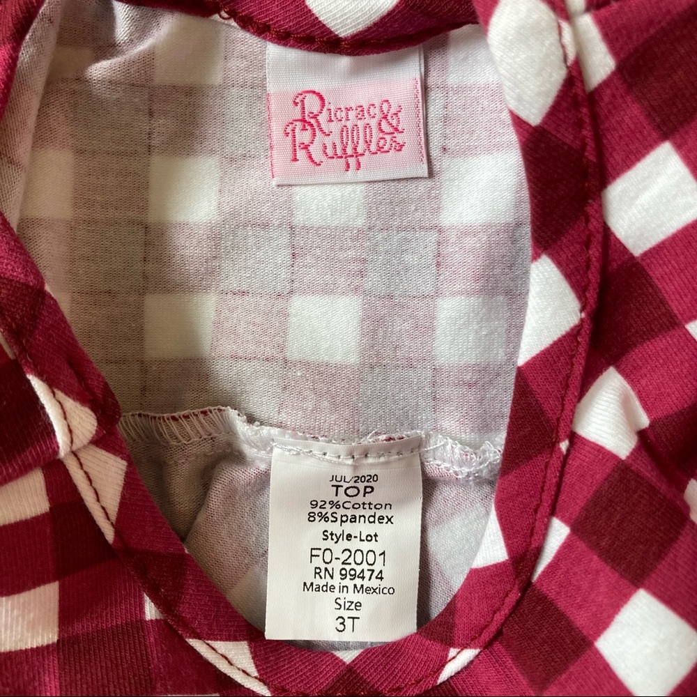 Ricrac & Ruffles Boutique Red Gingham Dress! - Picture 7 of 7